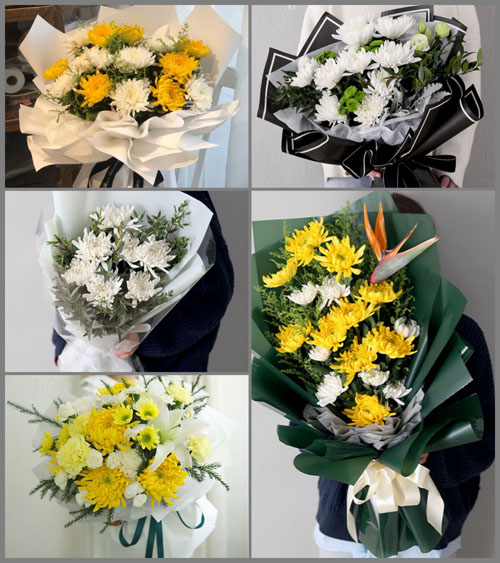 浙江省丽水莲都区碧湖镇石牛村白事花束代送